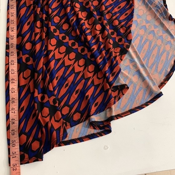 Popcorn Woman’s Purple /Black Printed Strapless Maxi Dress Size L - Picture 9 of 12